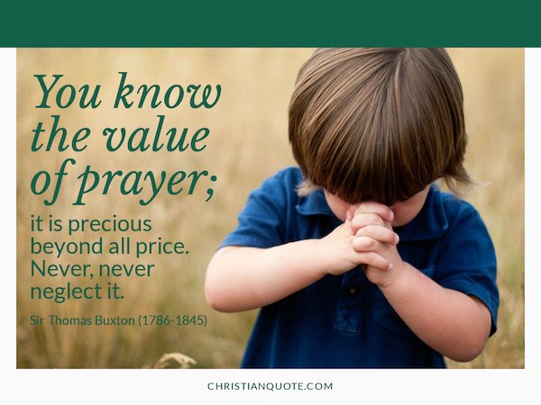 Value of Prayer