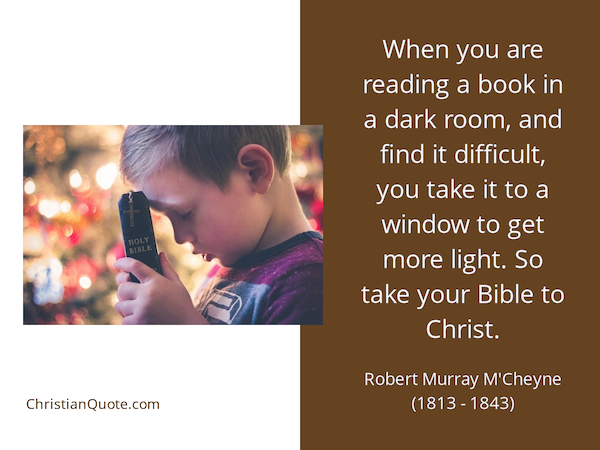 Take Your Bible to Christ