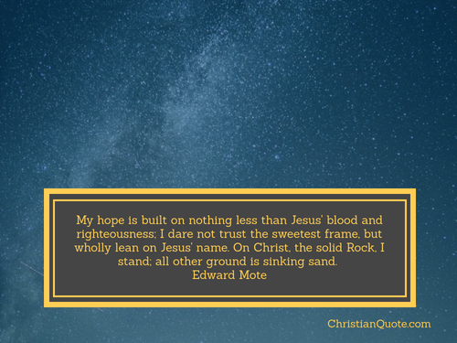 Christ, the Solid Rock