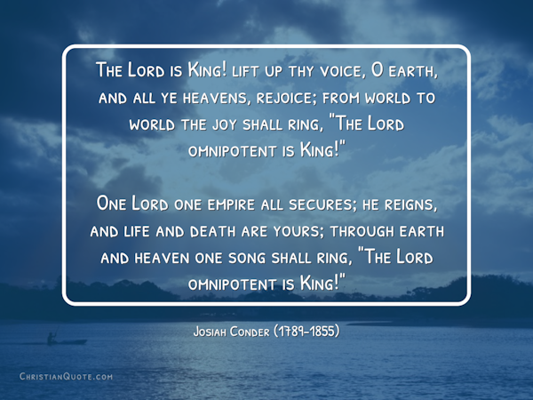 The Lord is King!