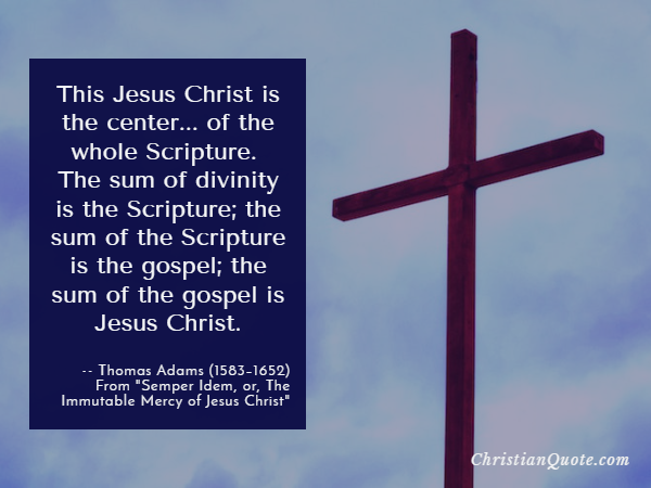 Christ, the Sum of Scripture