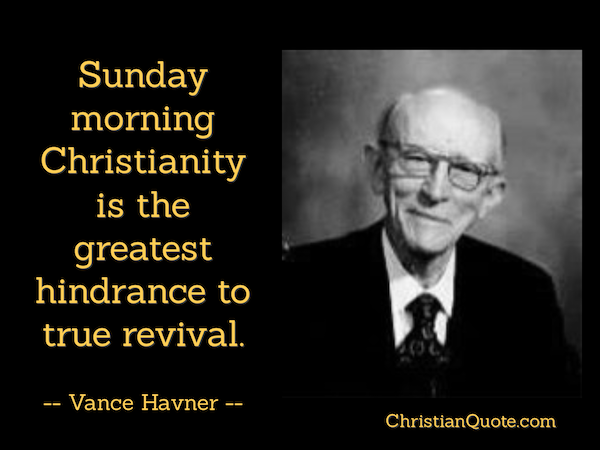 Hindrance to Revival