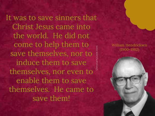 He Came to Save Them!