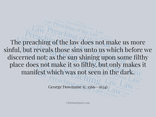 Preaching of the Law