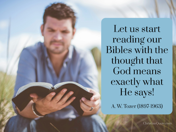 Exactly What He Says